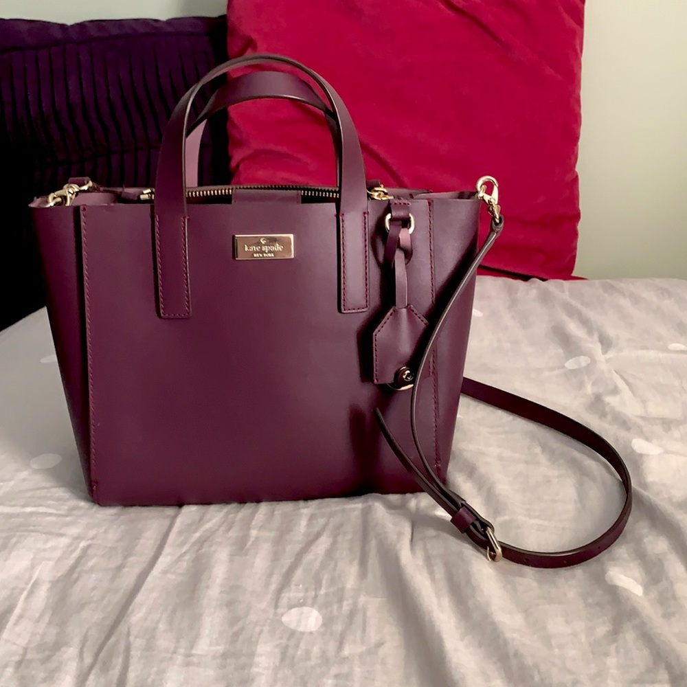 Kate Spade Plum Mini Nelle Putnam Drive Tote